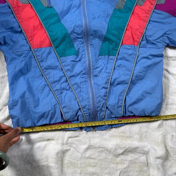 80s Vintage Kids Jacket Sz 14 (can fit XS women's frame) | Parachute Material - Picture 8 of 11